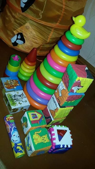 Лот: 12336121. Фото: 1. игрушки пирамидки кубики цена... Развивающие