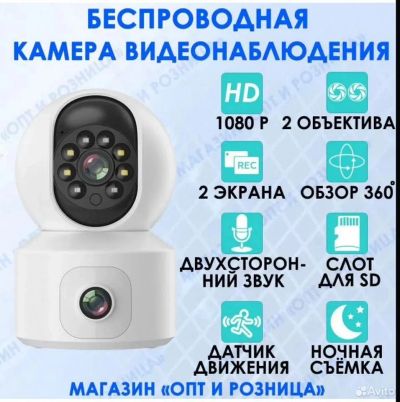 Лот: 25124423. Фото: 1. Новая. Гарантия. Внутренняя камера... Видеонаблюдение