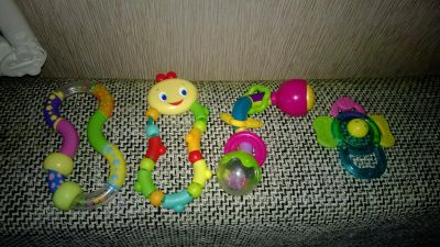 Лот: 7104031. Фото: 1. игрушки погремушки одним лотом... Для младенцев