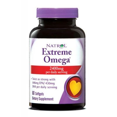 Лот: 9182449. Фото: 1. Extreme Omega 2400 мг. от Natrol... Спортивное питание, витамины