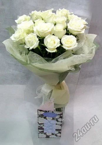 Лот: 6776304. Фото: 1. 19 роз за 999р. Лот 545. Свежие цветы