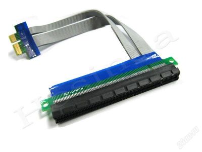 Лот: 2044785. Фото: 1. Райзер для видеокарт. PCI-E Riser... Шлейфы, кабели, переходники