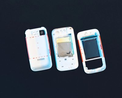 Лот: 19823580. Фото: 1. Корпус Nokia 5200 (комплект) бело-красный... Другое (запчасти, оборудование)