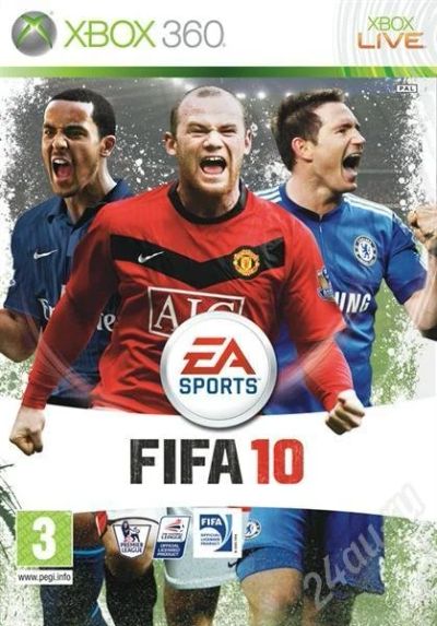 Лот: 533721. Фото: 1. Fifa 10 Xbox 360 Лицензия. Игры для консолей