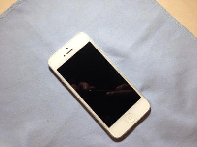 Лот: 5803339. Фото: 1. Apple iPhone 5 16 GB white (айфон... Смартфоны