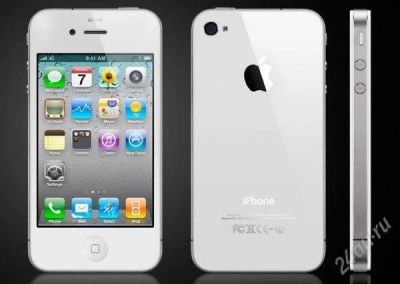 Лот: 2513013. Фото: 1. iphone 4s. белый, как новый, полный... Смартфоны