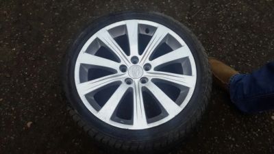 Лот: 7631549. Фото: 1. Диски с резиной на докатку Subaru... Шины на дисках
