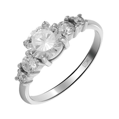 Лот: 23843133. Фото: 1. Кольцо TALANT из золота с фианитами. Кольца, перстни