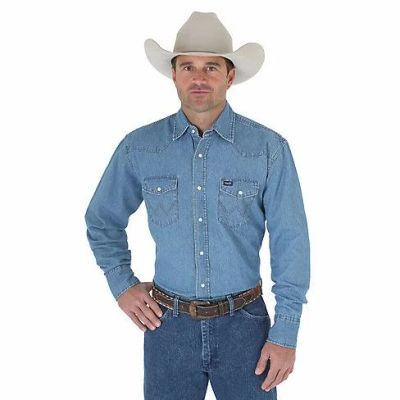 Лот: 9880503. Фото: 1. Рубашка Wrangler Cowboy Cut. Рубашки, водолазки