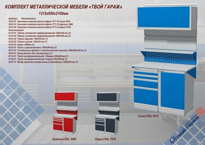 Лот: 13791320. Фото: 1. Металлическая мебель для гаража. Другое (специализированная мебель)