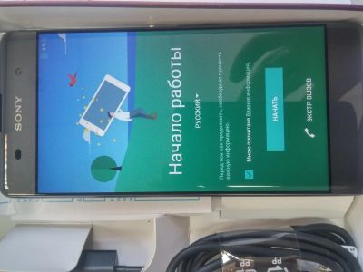 Лот: 8064408. Фото: 1. Sony Xperia XA F3112 Black DS. Смартфоны
