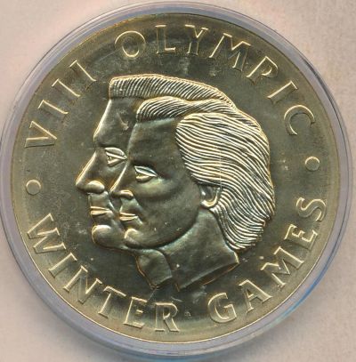 Лот: 6412645. Фото: 1. Медаль VIII Зимние олимпийские... Сувенирные