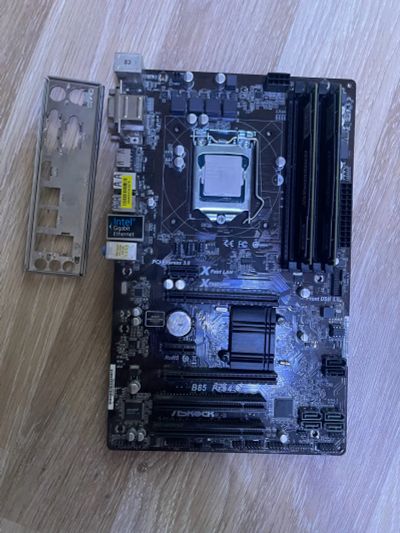 Лот: 23130363. Фото: 1. 1150 ASRock B85 Pro4 + i5-4460... Комплекты запчастей