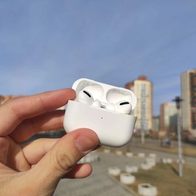 Лот: 17846181. Фото: 1. Новые airpods pro копия 1 в 1... Наушники, гарнитуры