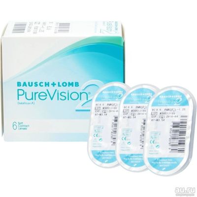 Лот: 9444552. Фото: 1. Bausch + Lomb PureVision 2 (Pure... Контактные линзы