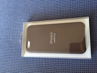 Лот: 4817147. Фото: 1. Чехол кожанный iphone 6 оригинал... Чехлы, бамперы