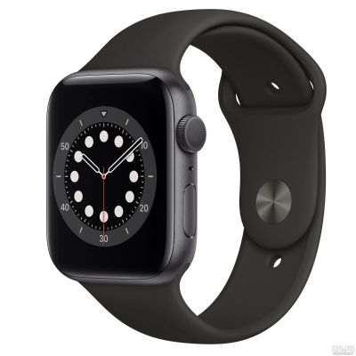 Лот: 16758662. Фото: 1. Apple Watch Series 6 44mm Space... Смарт-часы, фитнес-браслеты, аксессуары