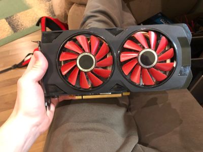 Лот: 19680280. Фото: 1. Rx 580 8gb. Видеокарты