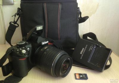 Лот: 7898591. Фото: 1. Фотоаппарат Nikon 3300+сумка+flash... Цифровые зеркальные