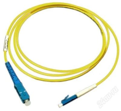 Лот: 7119944. Фото: 1. Шнур оптический SC/UPC-LC/UPC... Шнуры, кабели, разъёмы