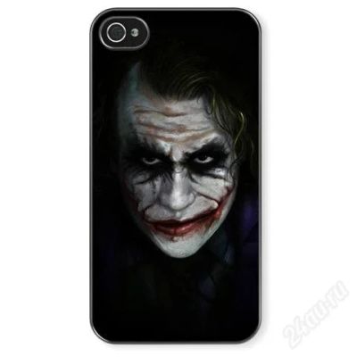 Лот: 2553540. Фото: 1. Чехол для iPhone 4/4S Joker (Джокер... Чехлы, бамперы