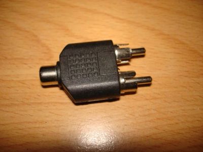 Лот: 3530462. Фото: 1. Переходник RCA ГН x ШТ 2RCA "P-М... Разъёмы