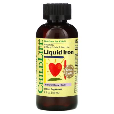 Лот: 24990797. Фото: 1. Железо для детей, ChildLife Liquid... Народная медицина, БАДы