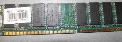 Лот: 1054488. Фото: 1. Память DDR 512Mb PC3200 NCP. Оперативная память