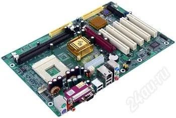 Лот: 1144937. Фото: 1. EPoX EP-8RDAEI (IDE\DDR\AGP) с... Материнские платы