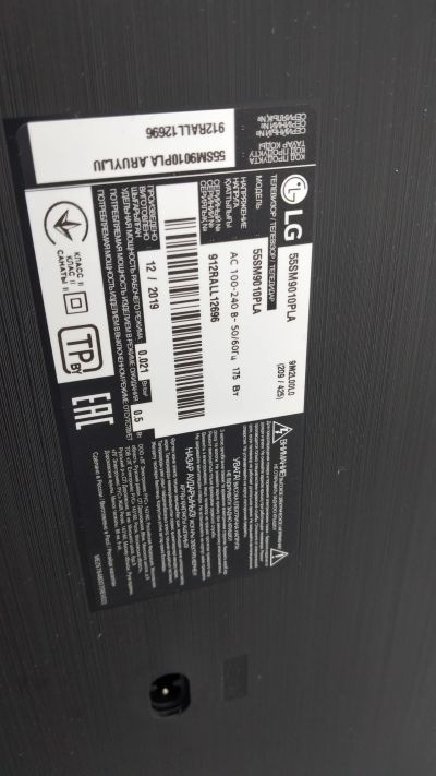 Лот: 25061364. Фото: 1. 4к телевизор 55" LG 55sm9010,дефект... Телевизоры