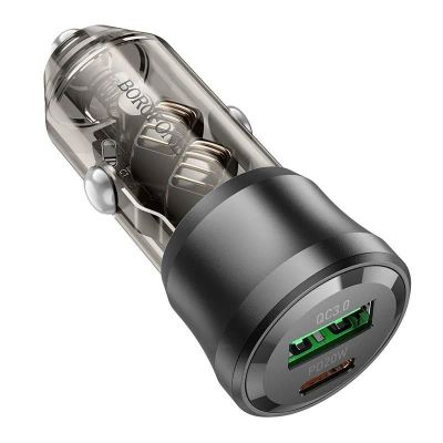 Лот: 24790417. Фото: 1. Зарядка Автомобильная 20W QC 3... Зарядные устройства, блоки питания, адаптеры сетевые для смартфонов