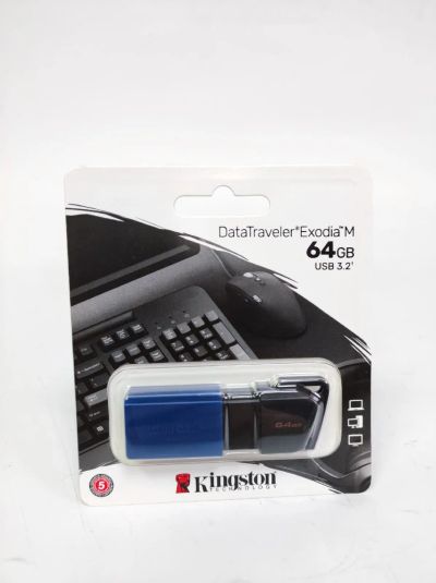 Лот: 19602629. Фото: 1. Флеш диск 64Gb USB 3.0 Kingston... USB-флеш карты