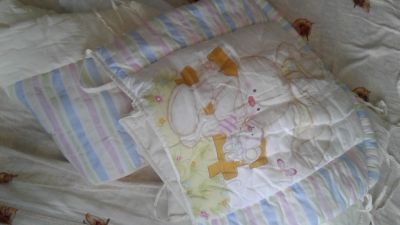 Лот: 11571554. Фото: 1. балдахин бортики в кроватку. Детские кровати и кроватки