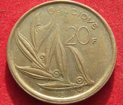 Лот: 18924110. Фото: 1. Бельгия 20 франков, 1981 г. Остальные страны