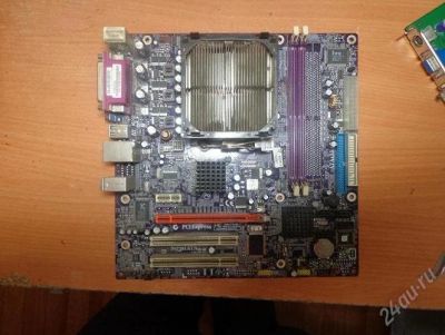 Лот: 2513721. Фото: 1. AMD Athlon 64 X2 3800+ + ECS RS485M-M... Процессоры