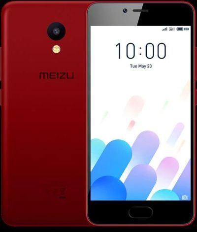 Лот: 11256390. Фото: 1. Новый Meizu M5c Red 2/16 ГБ [5... Смартфоны