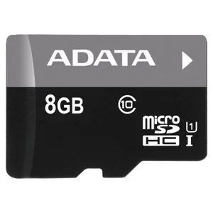 Лот: 3164020. Фото: 1. Карта памяти microSD HC 8 GB Adata... Карты памяти