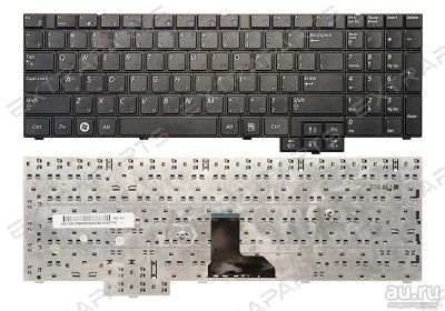 Лот: 15963393. Фото: 1. Клавиатура SAMSUNG R530 (RU) черная. Клавиатуры для ноутбуков