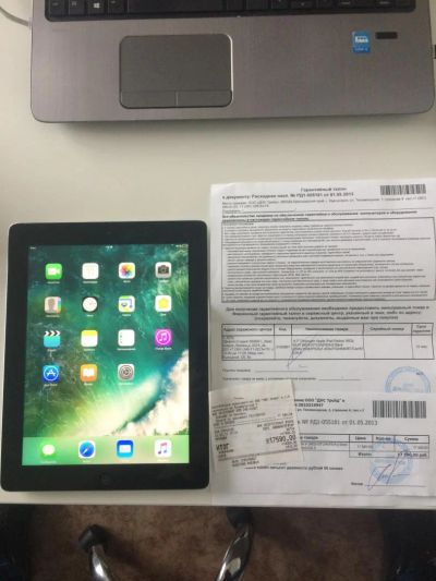 Лот: 9649006. Фото: 1. Ipad new Ipad 4 16gb Black. Планшеты