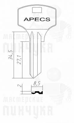 Лот: 12031412. Фото: 1. ключ 156 AN020. Материалы и сырьё