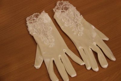 Лот: 10747909. Фото: 1. Свадебные перчатки. Перчатки