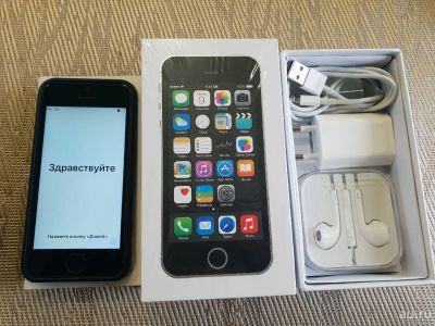 Лот: 13041076. Фото: 1. Apple Iphone 5s 16Gb Space Gray. Смартфоны