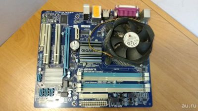 Лот: 17467930. Фото: 1. Материнская плата Gigabyte GA-G41M-Combo. Материнские платы