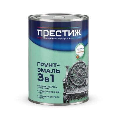 Лот: 25394752. Фото: 1. Грунт-эмаль Престиж, Мастер, по... Краски, лаки, растворитель
