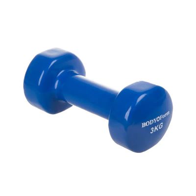 Лот: 22354293. Фото: 1. Гантель виниловая 3 кг Body Form... Гантели