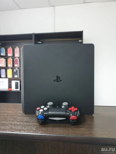 Лот: 16095374. Фото: 1. PlayStation 4 Slim 1TB (б/у) Идеал... Игровые приставки, консоли