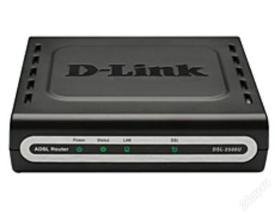 Лот: 1692213. Фото: 1. ADSL2+ маршрутизатор D-Link DSL-2500U... Проводные модемы