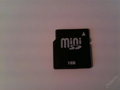Лот: 1100450. Фото: 1. Карта памяти mini sd 4 GB (minisd... Карты памяти