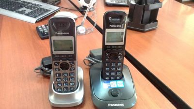 Лот: 11036980. Фото: 1. Радиотелефон Panasonic DECT 2... DECT и радиотелефоны