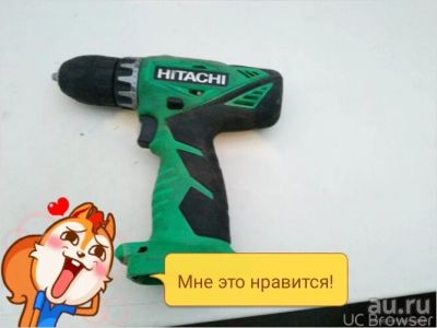Лот: 8582086. Фото: 1. Шуруповерт "Hitachi" DS12VC На... Запчасти